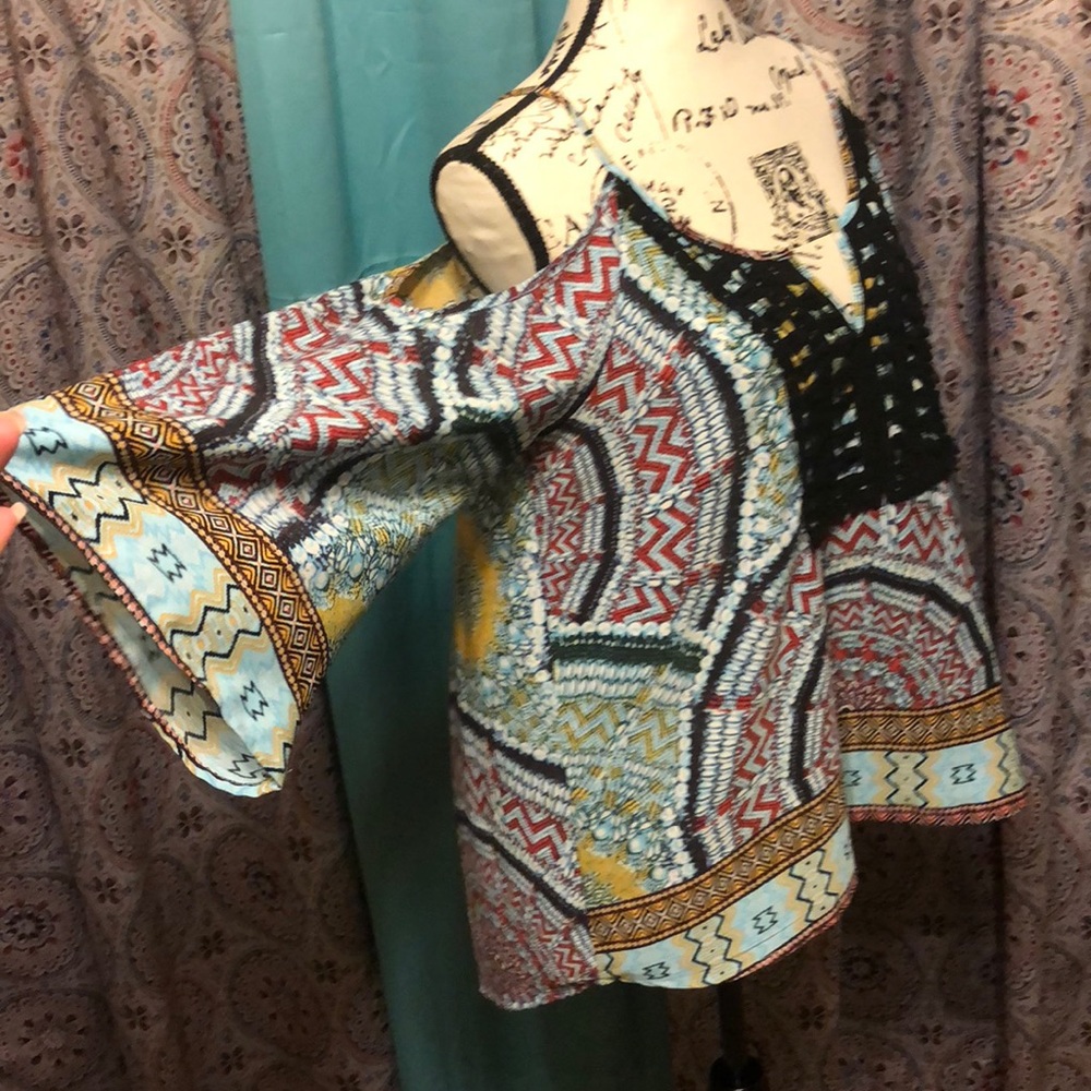 Cold shoulder blouse